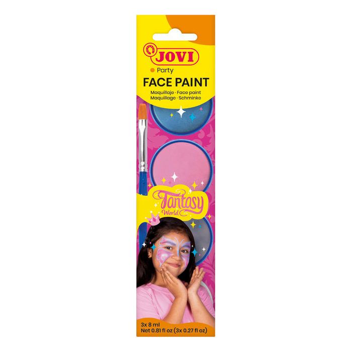 Dark Slate Gray Jovi Face Paint 3x8ml Fantasy Kids Craft Kits