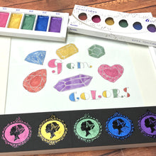 White Smoke Kuretake Gansai Tambi Gem Colours Watercolour Set – 6 Colours Watercolour Paint