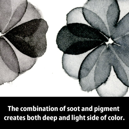 Black Kuretake Gansai Tambi Sumi Colours Watercolour Set – 6 Colours Watercolour Paint