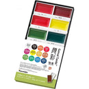 White Smoke Kuretake Gansai Tambi Watercolour Paint, 12 Set Watercolour Paints