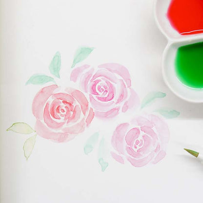 Lavender Kuretake Gansai Tambi Watercolour Paint, 18 Set Watercolour Paints