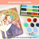 White Smoke Kuretake Gansai Tambi Watercolour Paint, 24 Set II Watercolour Paints