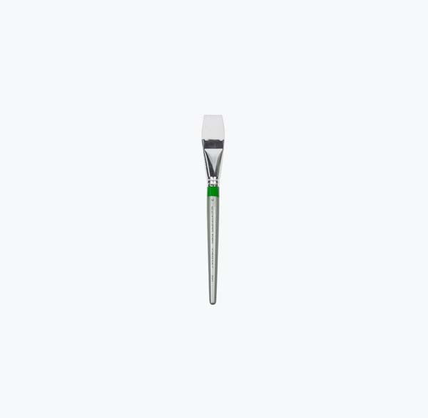 White Smoke Micador For Artists Achiever Brush,  Flat, Size 1in Paint Brushes