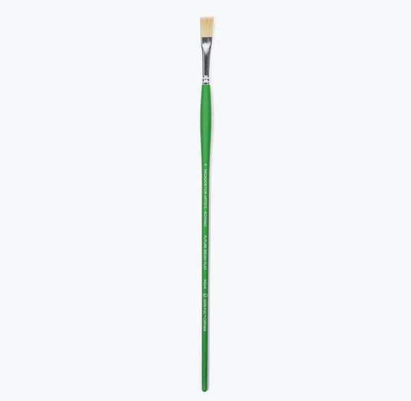 Slate Gray Micador For Artists Future Brush  Flat, Size 6 Paint Brushes
