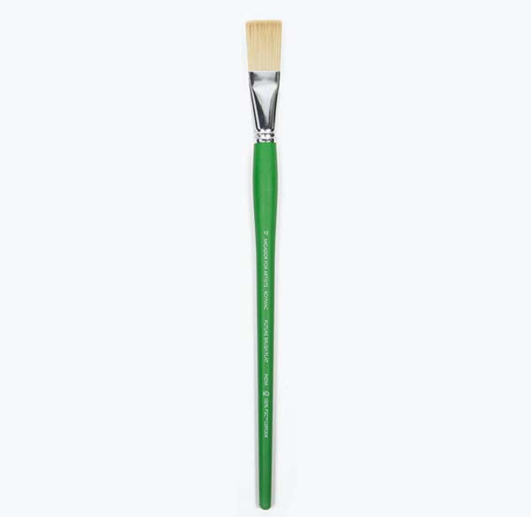 White Smoke Micador For Artists Future Brush  Flat, Size 12 Paint Brushes