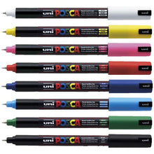 White Smoke Posca PC1MR Paint Marker,  Assorted Colours, 8Pk Paint Markers