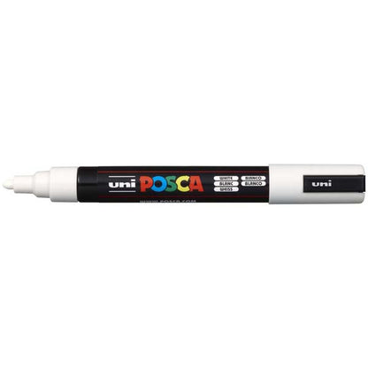 White Smoke Posca PC5M Paint Markers, Black & White, 4Pk Paint Markers