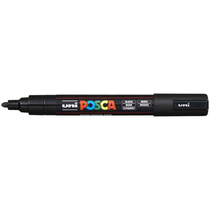 Dark Slate Gray Posca PC5M Paint Markers, Black & White, 4Pk Paint Markers