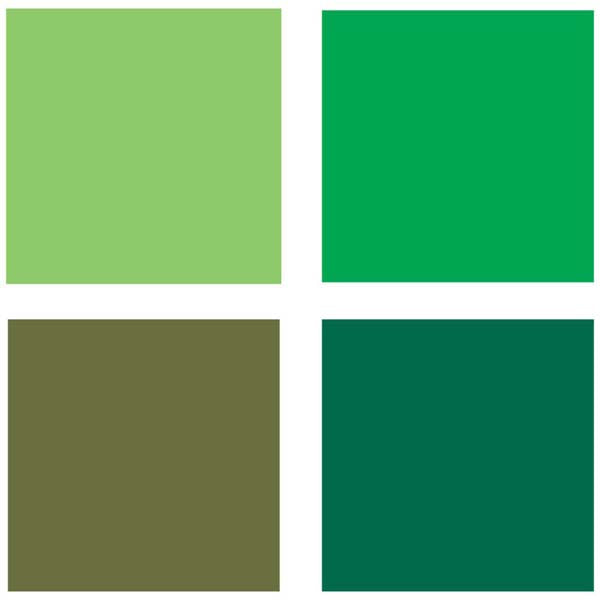 Dark Slate Gray Posca PC5M Paint Markers, Green Shades, 4Pk Paint Markers