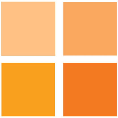 Light Goldenrod Posca PC5M Paint Markers, Orange Shades, 4Pk Paint Markers