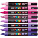 White Smoke Posca PC5M Paint Markers, Aurora Colours, 8Pk Paint Markers