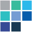 White Smoke Posca PC5M Paint Markers, Cool Colours, 8Pk Paint Markers