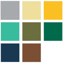 White Smoke Posca PC5M Paint Markers, Earth Colours, 8Pk Paint Markers