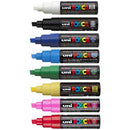 White Smoke Posca PC8K Paint Markers, Assorted Colours, 8Pk Paint Markers