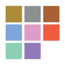 White Smoke Posca PC8K Paint Markers, Metallic Colours, 8Pk Paint Markers