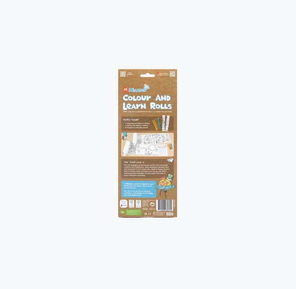 Rosy Brown Micador jR Colour and Learn Rolls, 2 Pack Easter