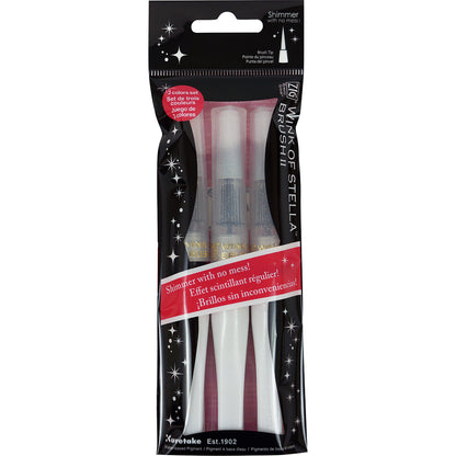 Black ZIG Wink of Stella Brush II Sets, Clear Pens & Markers