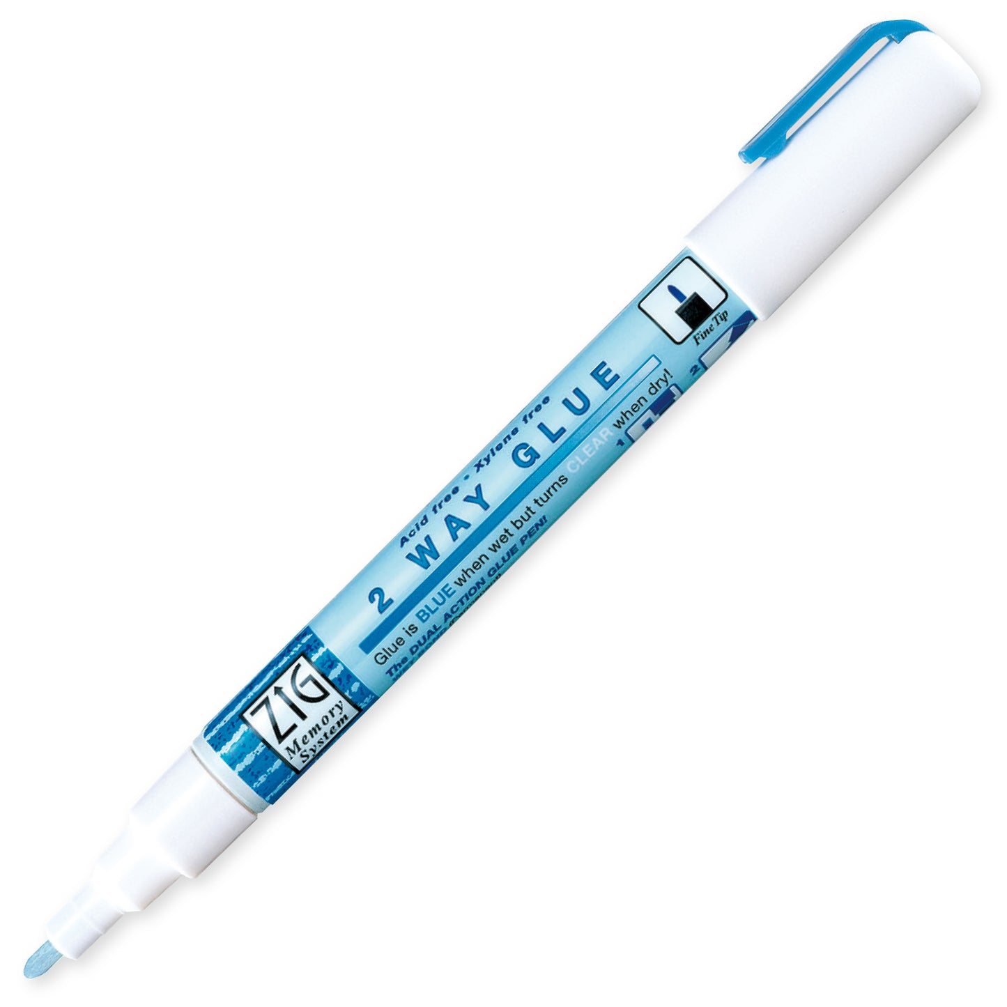 White Smoke Zig 2 Way Glue Fine Tip, 2mm Glues