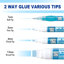 White Smoke Zig 2 Way Glue Fine Tip, 2mm Glues