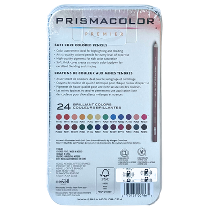 Prismacolor Premier Pencils, Highlights & Shadows Assortment, 24Pk