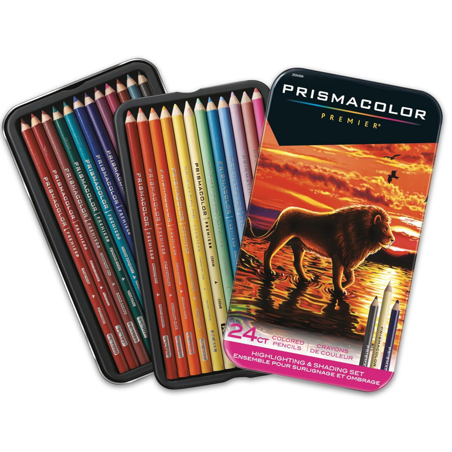 Prismacolor Premier Pencils, Highlights & Shadows Assortment, 24Pk