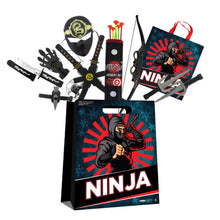 Ninja showbag gift bag with ninja graphic