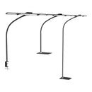 White Smoke Triumph LED Tri-Lux Floor & Desk Lamp, Black Lighting