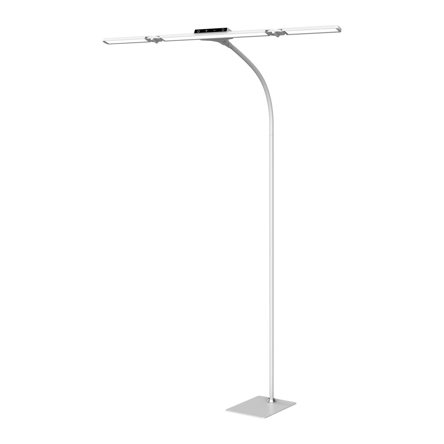 White Smoke Triumph LED Tri-Lux Floor & Desk Lamp, White Lighting