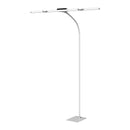 White Smoke Triumph LED Tri-Lux Floor & Desk Lamp, White Lighting