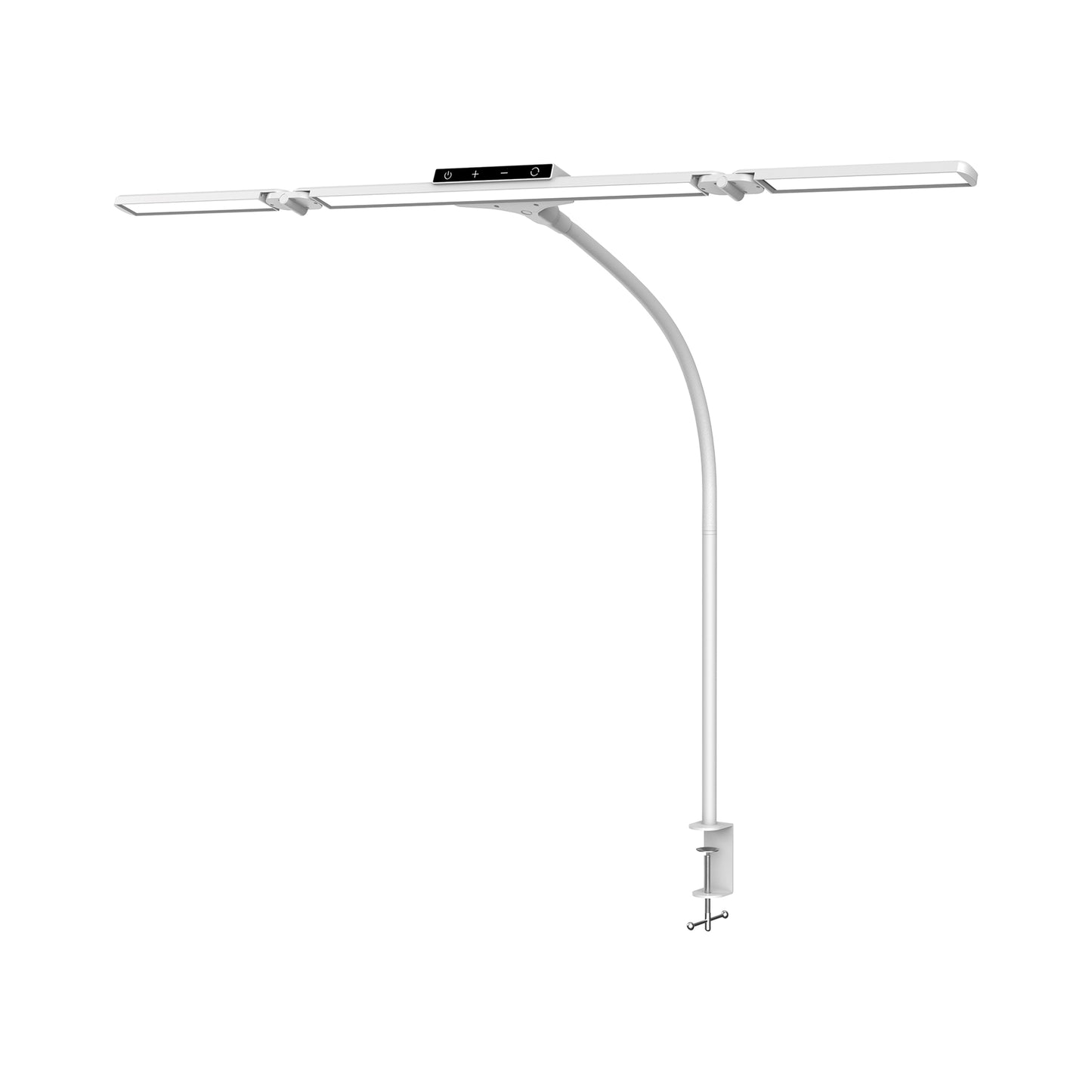White Smoke Triumph LED Tri-Lux Floor & Desk Lamp, White Lighting