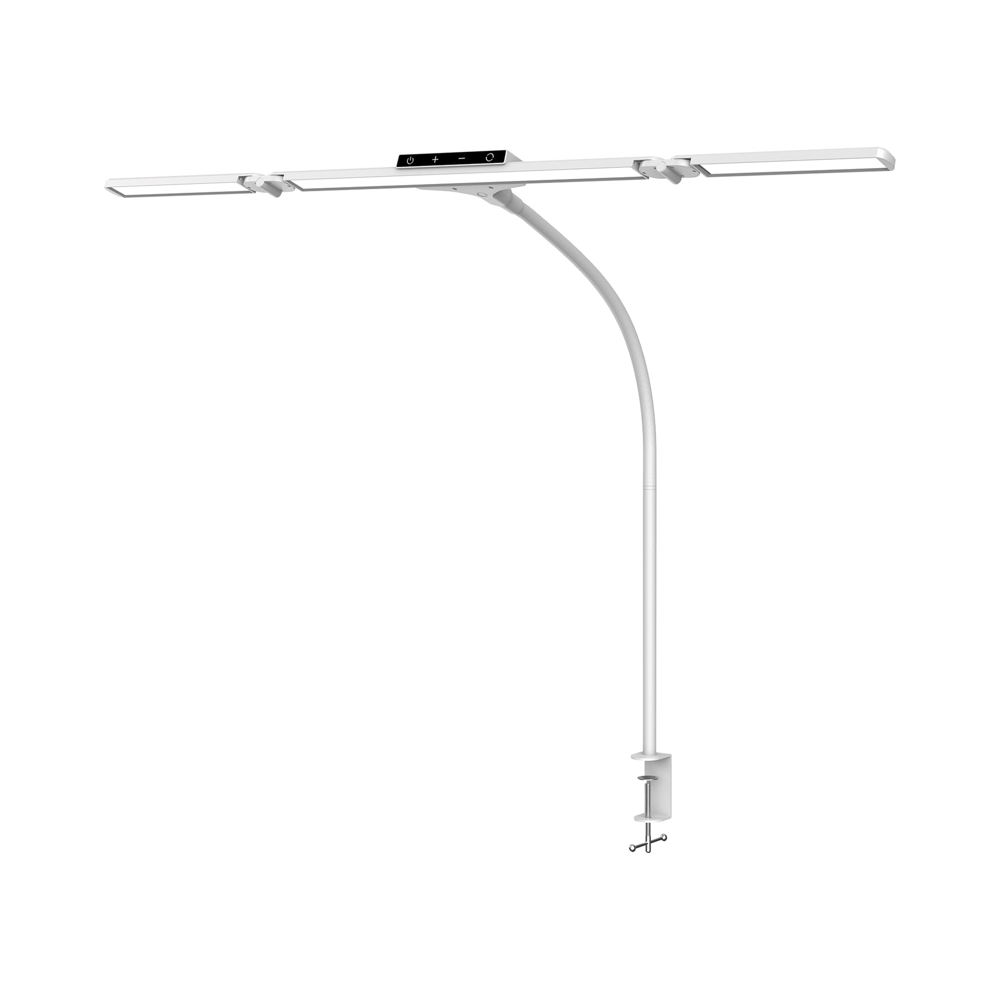 White Smoke Triumph LED Tri-Lux Floor & Desk Lamp, White Lighting