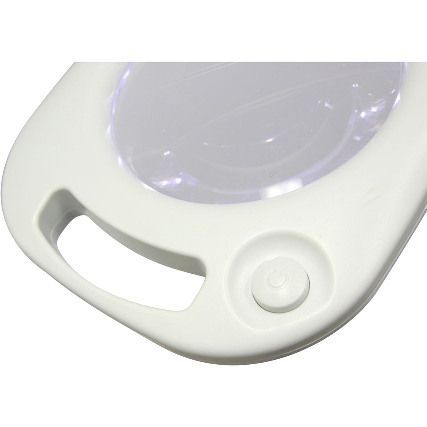 White Smoke Triumph Arch LED Magnifier Floor or Desk Lamp, White Lighting