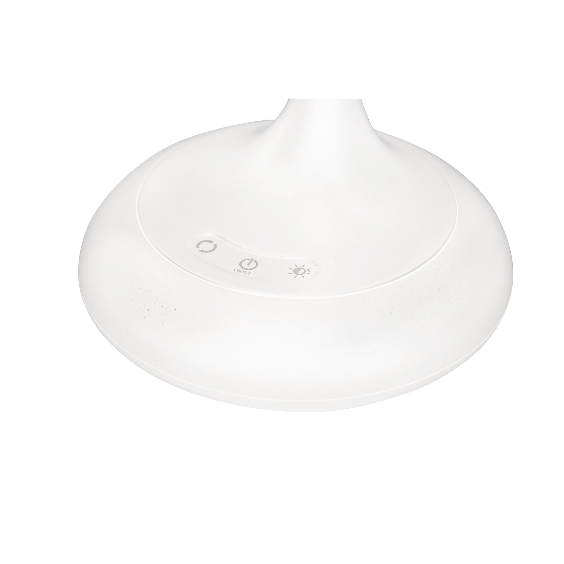 White Smoke Triumph Zoom Desktop Magnifying Lamp, White Lighting