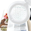 White Smoke Triumph Zoom Desktop Magnifying Lamp, White Lighting