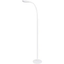 White Smoke Triumph LED Super White Floor Lamp, White Lighting