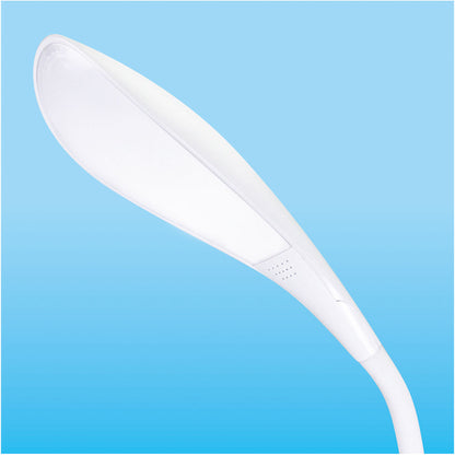 Light Sky Blue Triumph LED Super White Floor Lamp, White Lighting