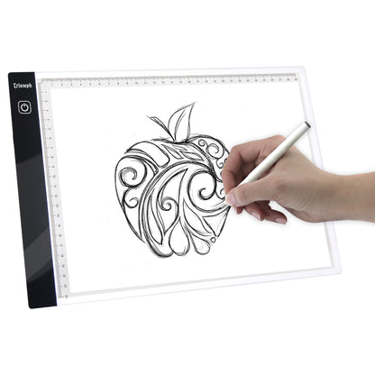 White Smoke Triumph LED Super Slim Light Pad, A4 Lighting