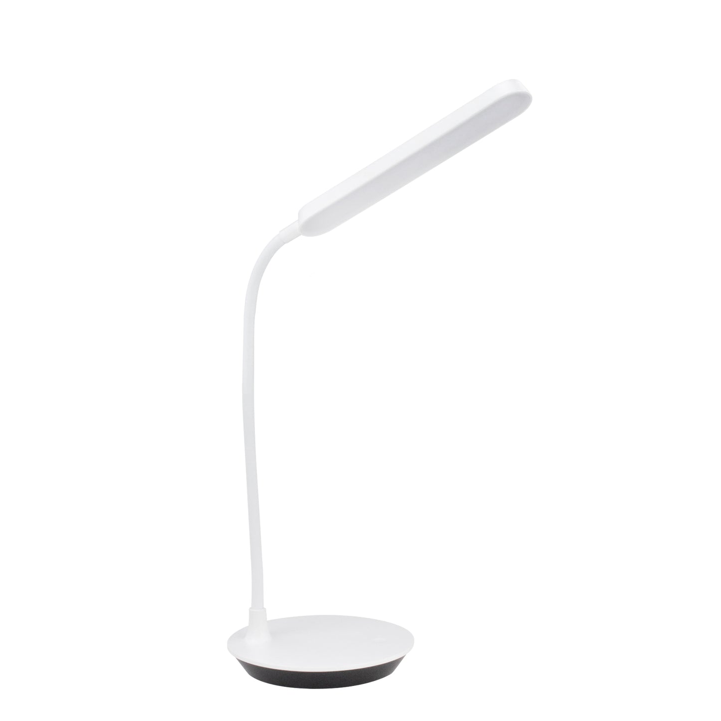 White Smoke Triumph LED Flexible Desk Lamp, White Lighting