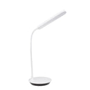White Smoke Triumph LED Flexible Desk Lamp, White Lighting