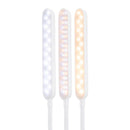 White Smoke Triumph LED Flexible Desk Lamp, White Lighting