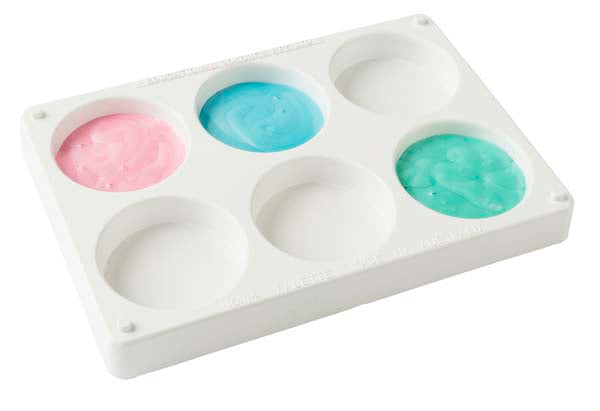 White Smoke EC Paint Palette - 6 Well Kids Paints