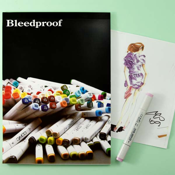 Black Bleedproof Pad A3, 75gsm, 50sh Pads