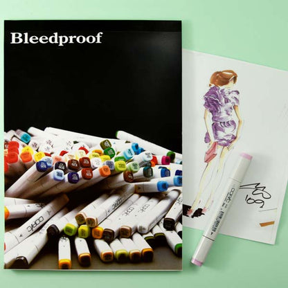 Black Bleedproof Pad A3, 75gsm, 50sh Pads