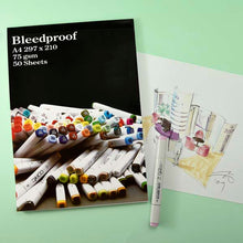 Black Bleedproof Pad A4, 75gsm, 50sh Pads
