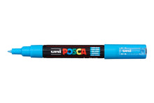 White Smoke Posca PC1M  Extra Fine Bullet Tip Paint Marker, Light Blue Paint Markers