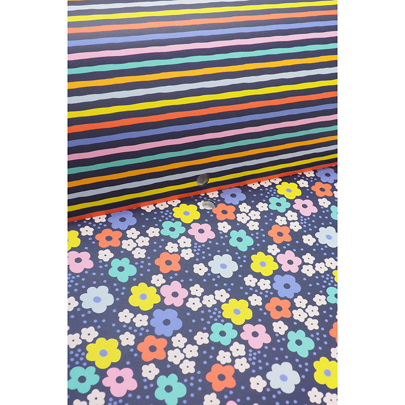 Dim Gray Blooming Fun 32 Page 12X12 Paper Pad Stencils and Templates