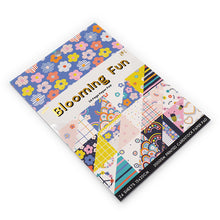 White Smoke Blooming Fun 24 Page 6X8 Paper Pad Stencils and Templates