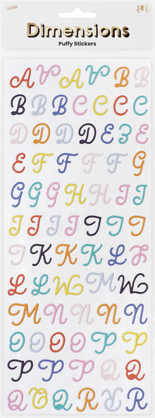 Lavender Dimensions Blooming Fun Puffy Stickers, Phrase Paper Craft