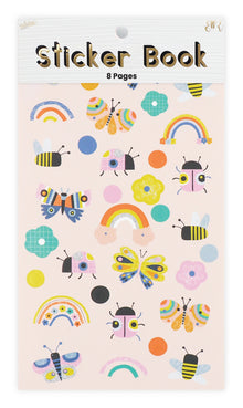 Antique White Blooming Fun Sticker Book Paper Craft