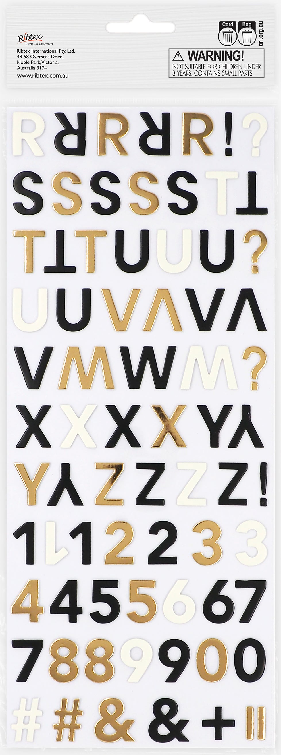 White Smoke Dimensions Deco Moon Foam Stickers, Foil Alphabet Paper Craft